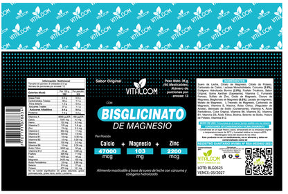 Bisglicinato de Magnesio frasco x 60