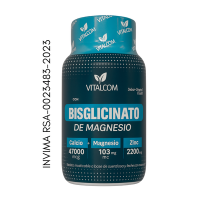 Bisglicinato de Magnesio frasco x 60