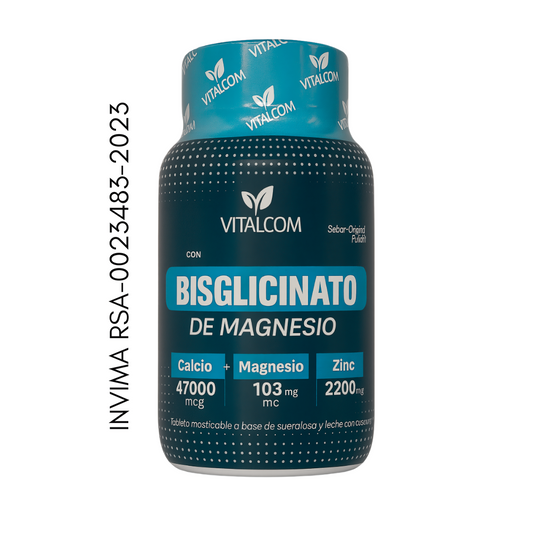 Bisglicinato de Magnesio frasco x 60
