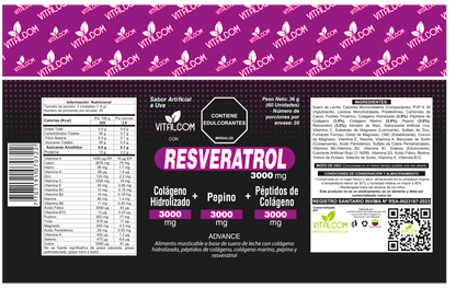 Resveratrol frasco x 60